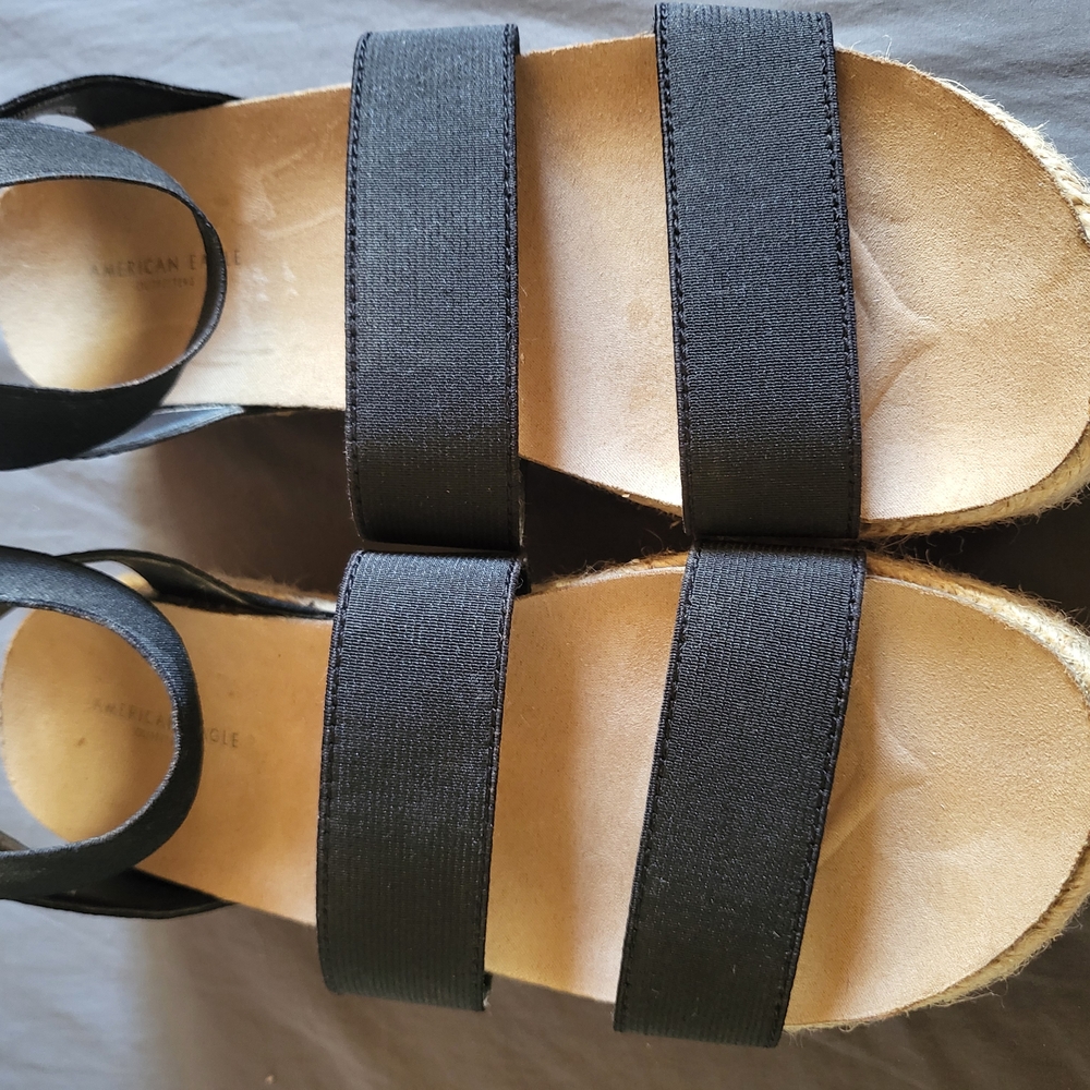 American Eagle Outfitters Black Sandals